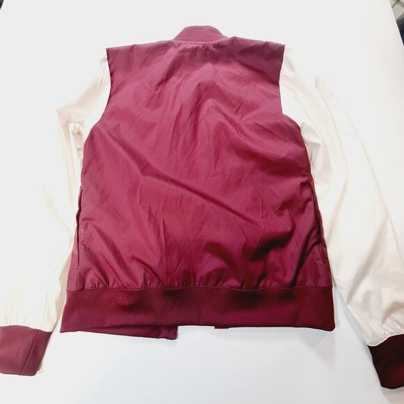 Nike NSW Varsity Jacket in Dark Beetroot & Sail - Picture 13 of 16